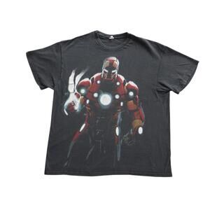 Iron Man Graphic T-Shirt, Men's Short Sleeve